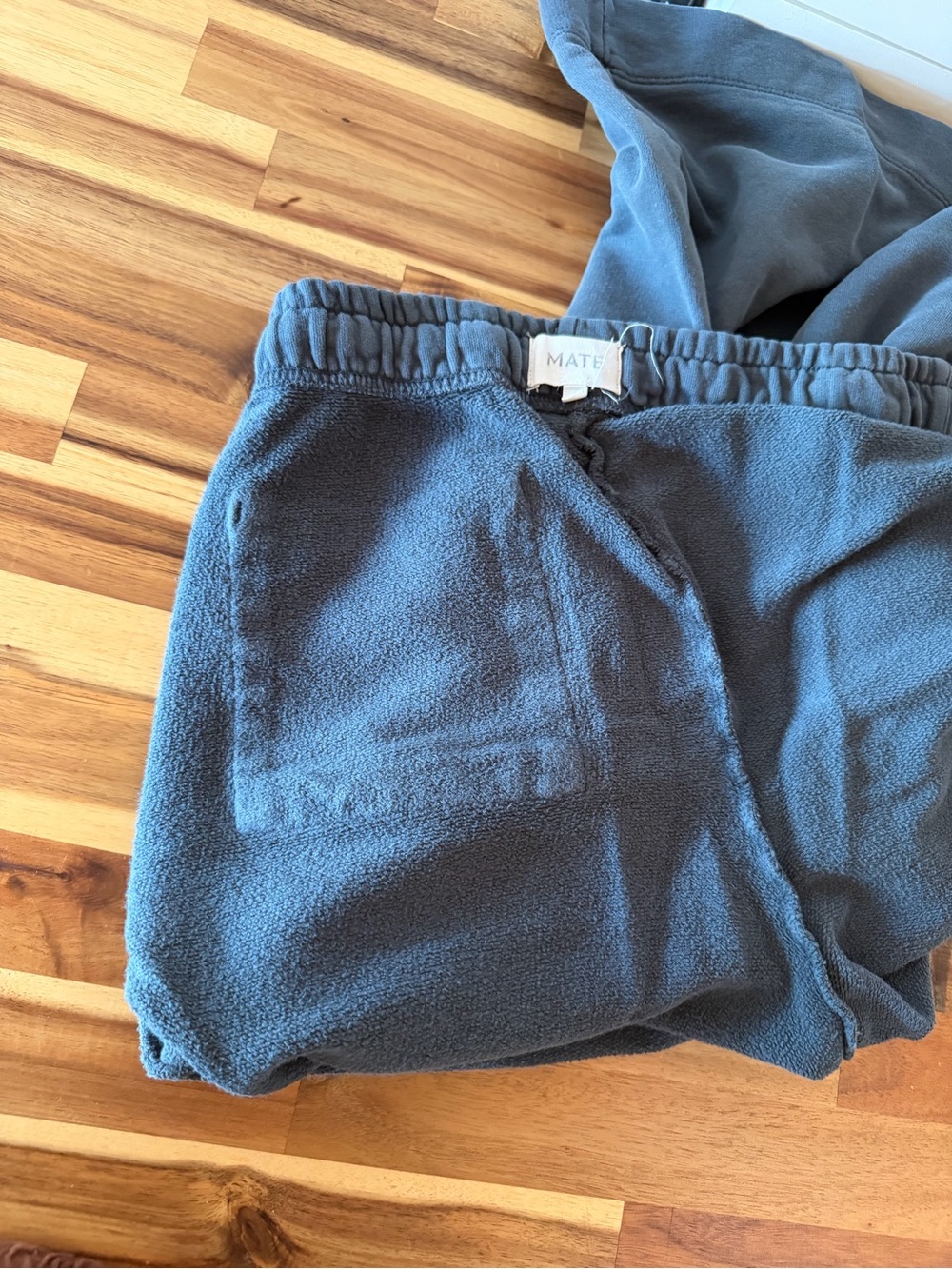 MATE Organic Fleece Wide Leg Pant - blue grey - Picture 16 of 16